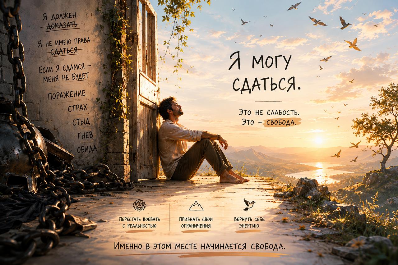Умение сдаваться — это навык