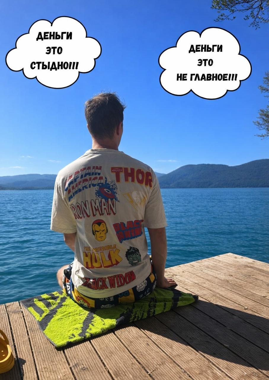 Деньги — это не главное. Деньги — это стыдно.